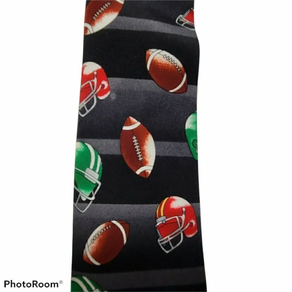 Keith Daniels Football Tie Mens Necktie Helmet 57